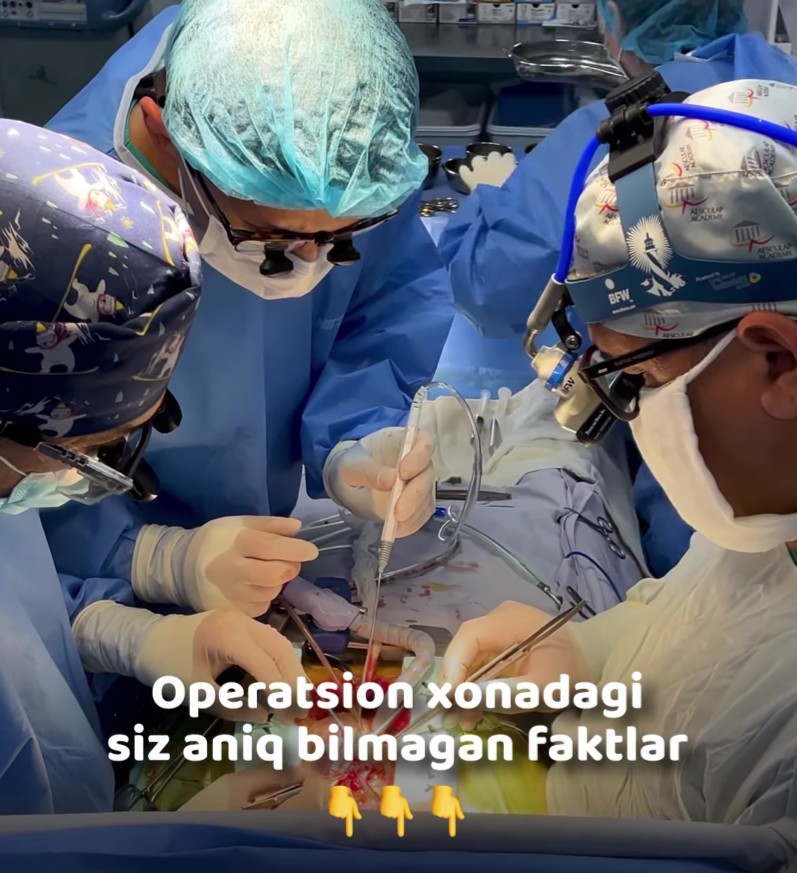   Operatsion xonada hamma narsa qat’iy nazorat ostida bo‘ladi
